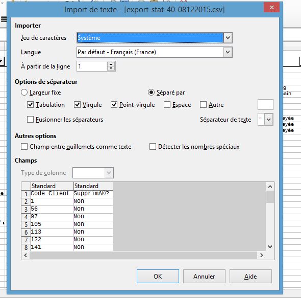 Comment Compter Les Caractères Sur Open Office L’export des Statistiques et les caractères Spéciaux | Softinnov